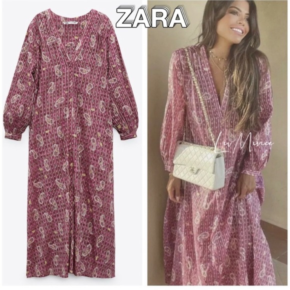 PAISLEY PRINT DRESS
PINK - REF. 5598/058 - Picture 1 of 16